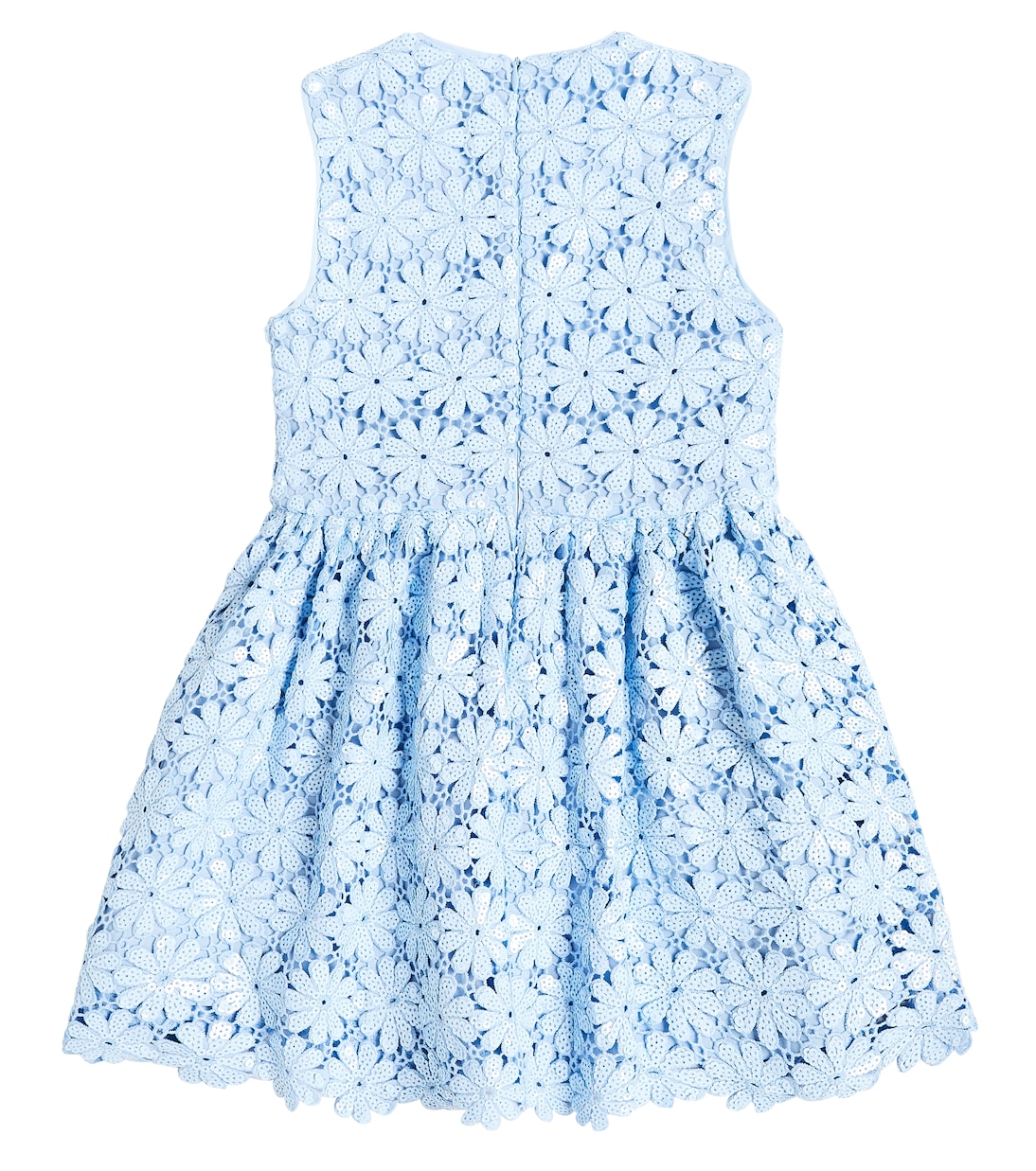 Sequined floral lace guipure dress | Self-Portrait Kids