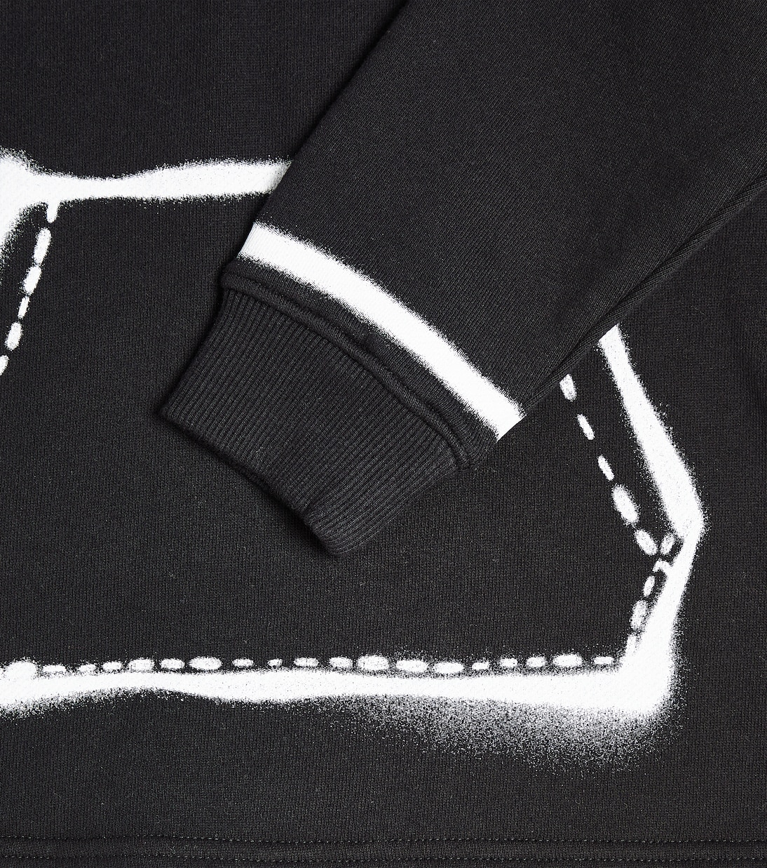 Trompe l'œil cotton sweatshirt | Marc Jacobs Kids