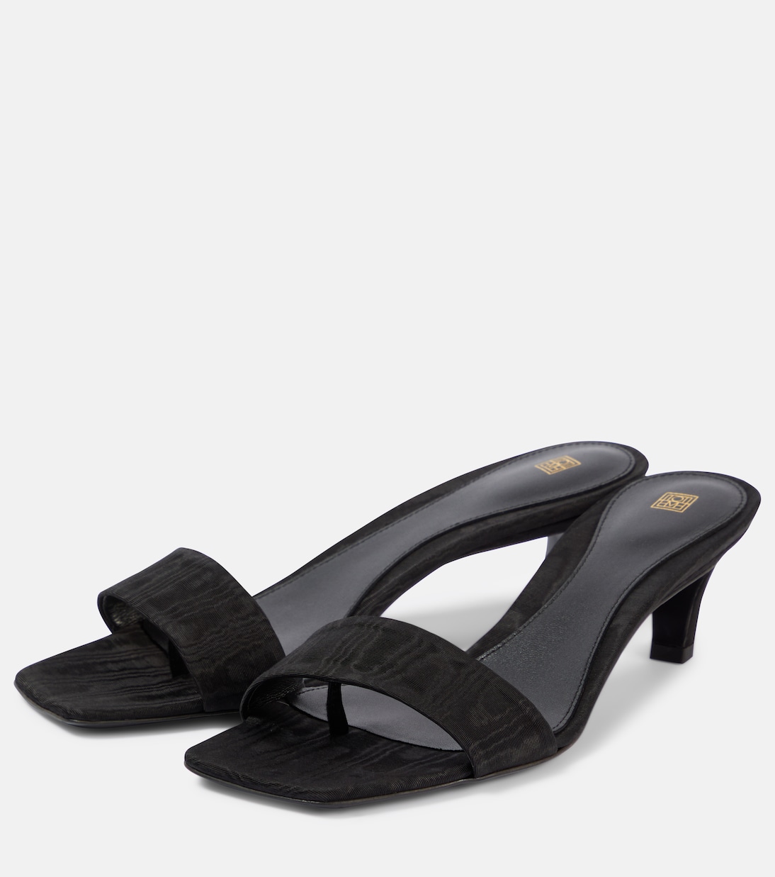 Pantoletten aus Moiré | Toteme