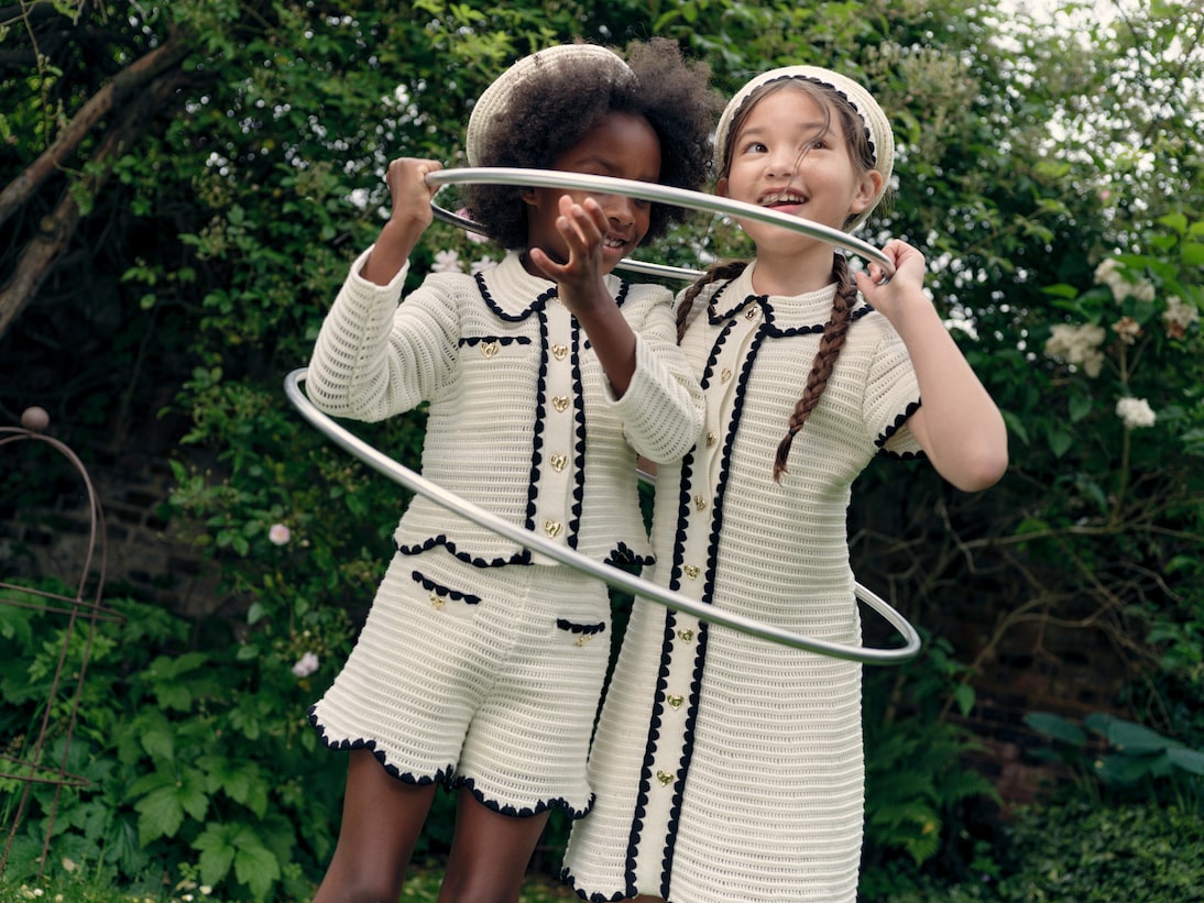 Shorts in crochet di misto cotone | Self-Portrait Kids