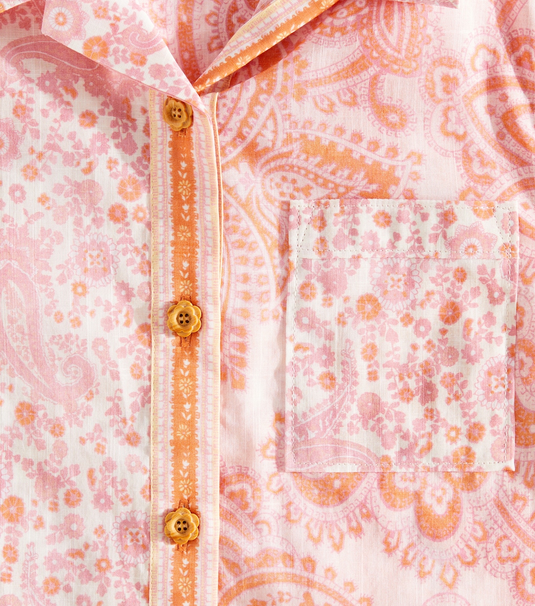Ottie paisley cotton shirt | Zimmermann Kids