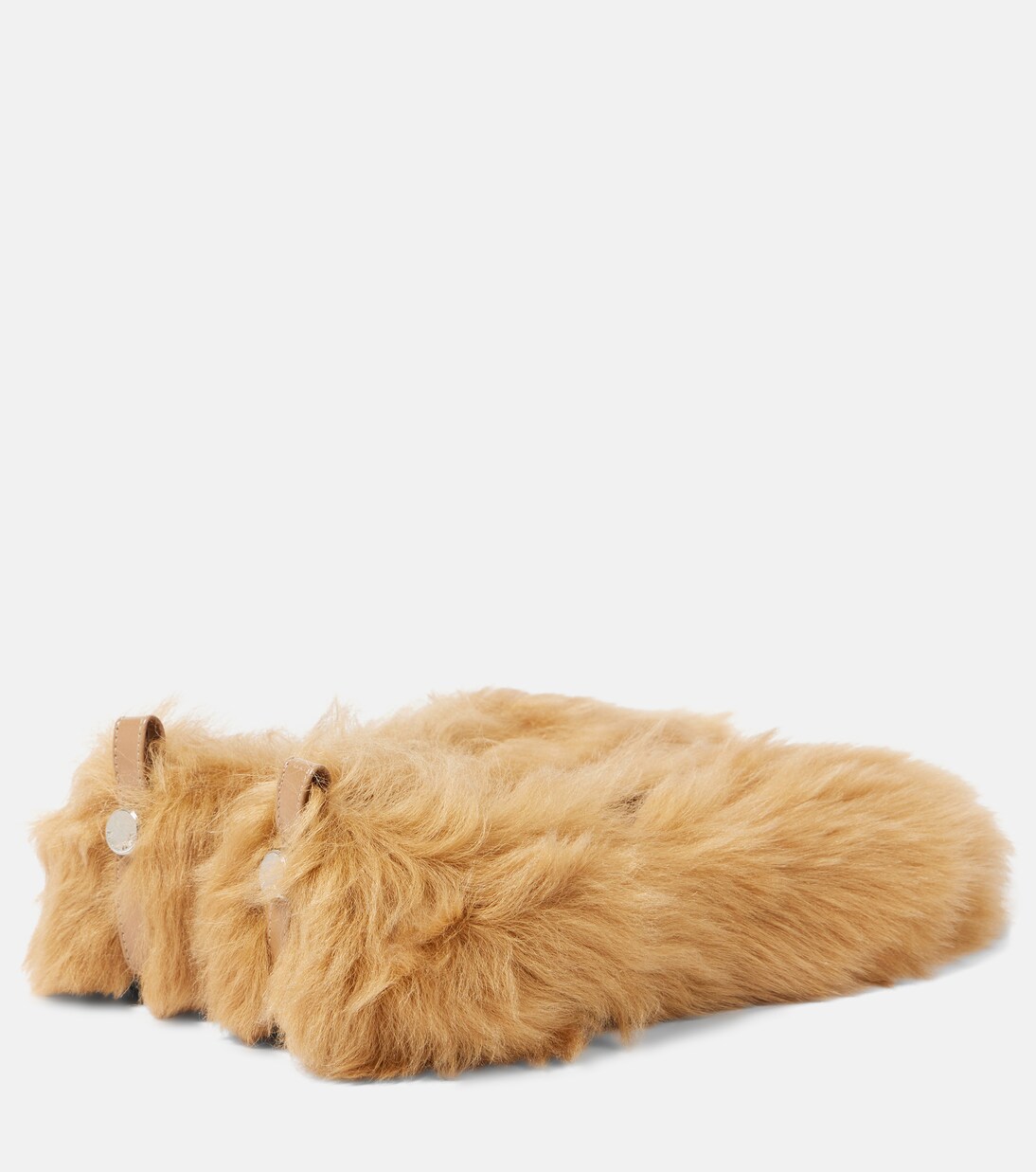 Ballerinas Eva aus Shearling | The Attico