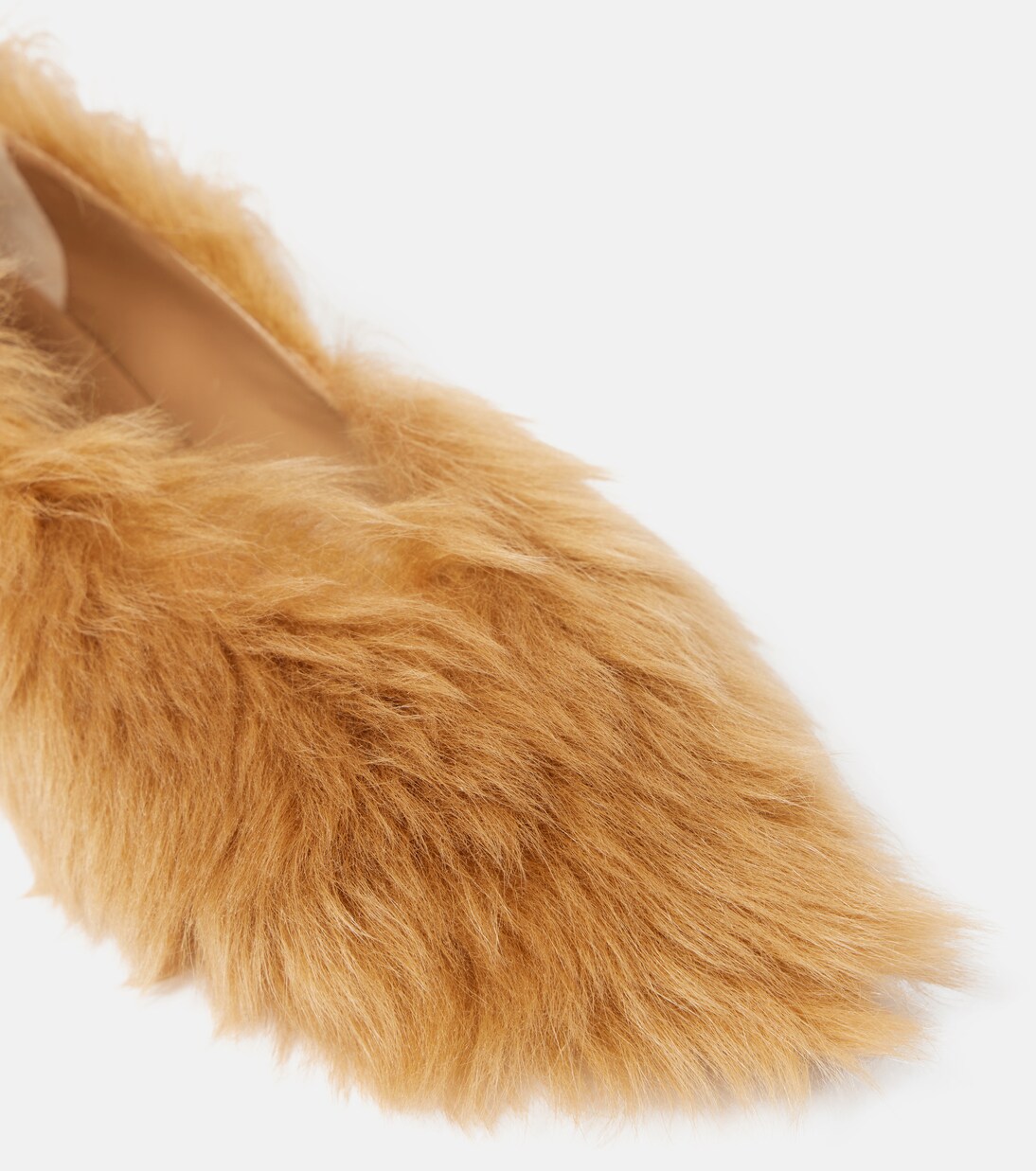 Ballerinas Eva aus Shearling | The Attico