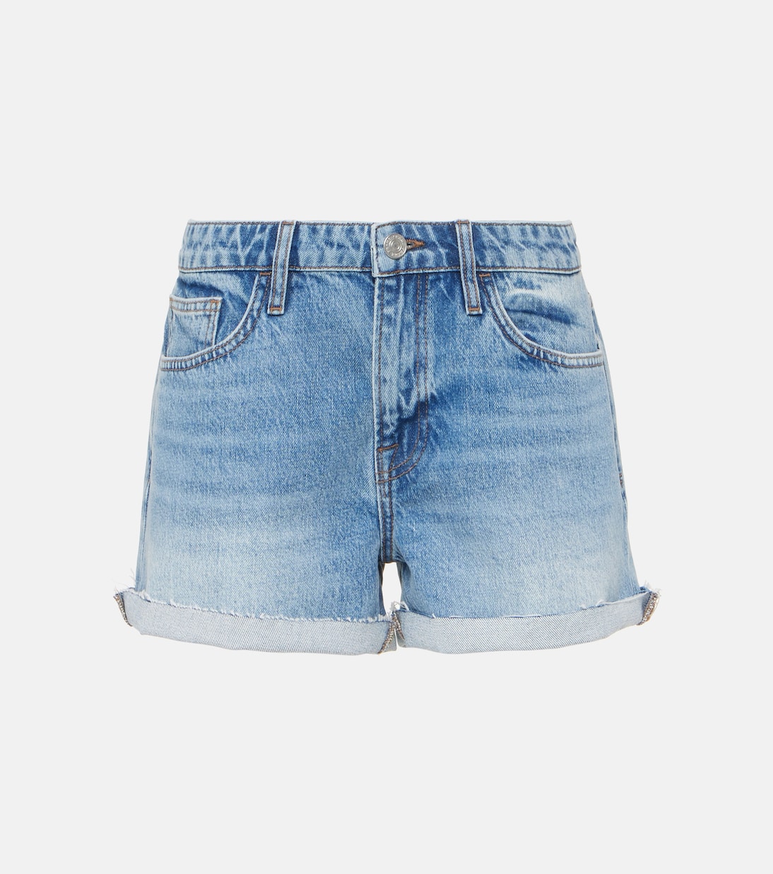 Le Grand Garçon high-rise denim shorts | Frame