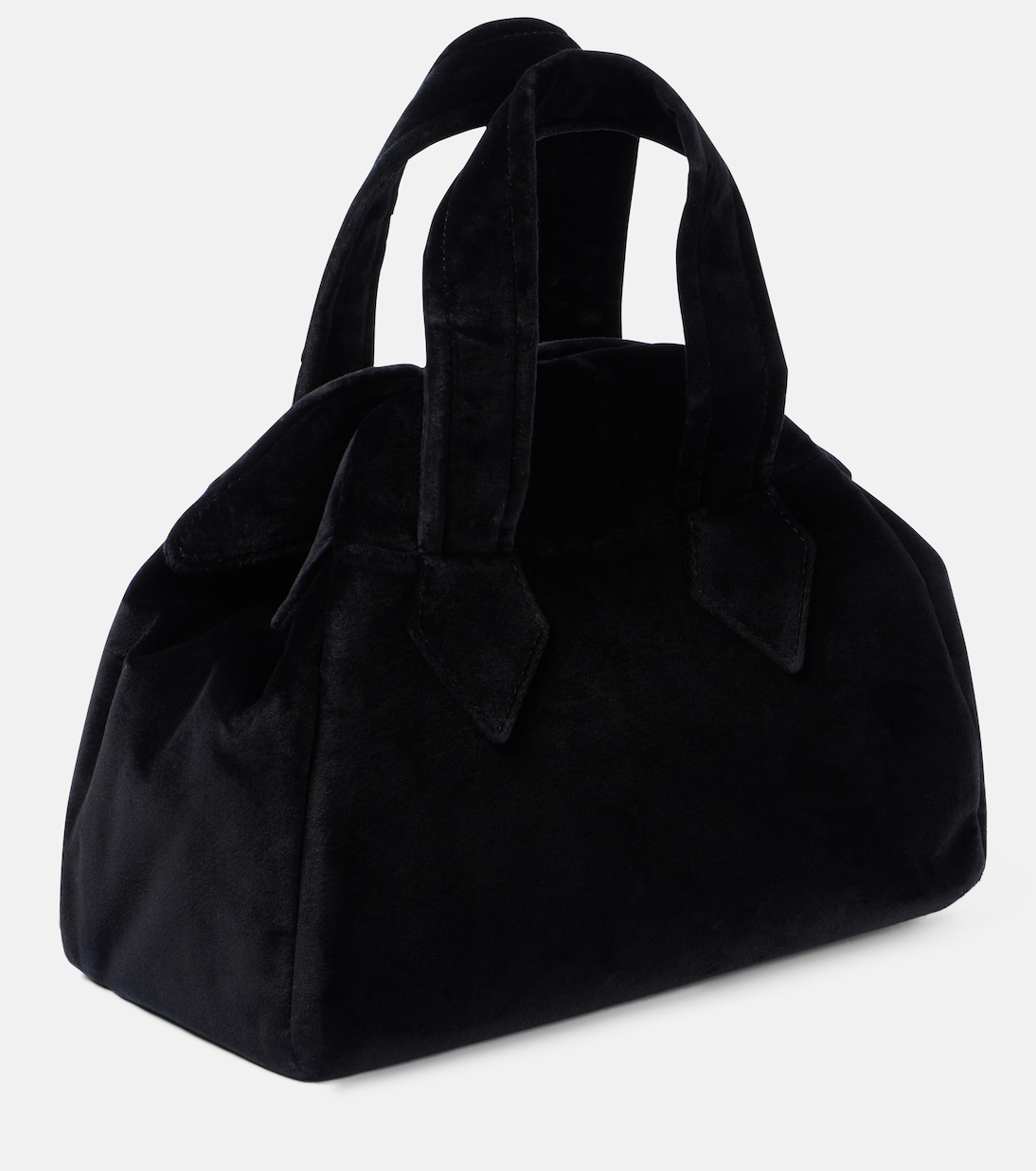 Schultertasche Archive Medium aus Samt | Vivienne Westwood