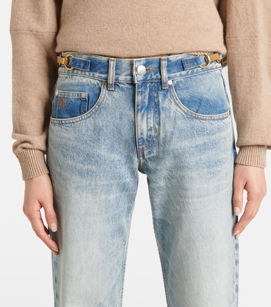 Low-Rise Flared Jeans | Stella McCartney