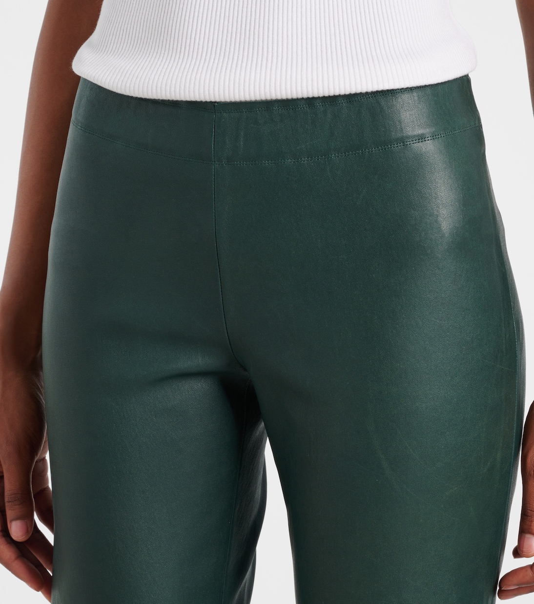 Schmale Hose Jacky aus Leder | Stouls