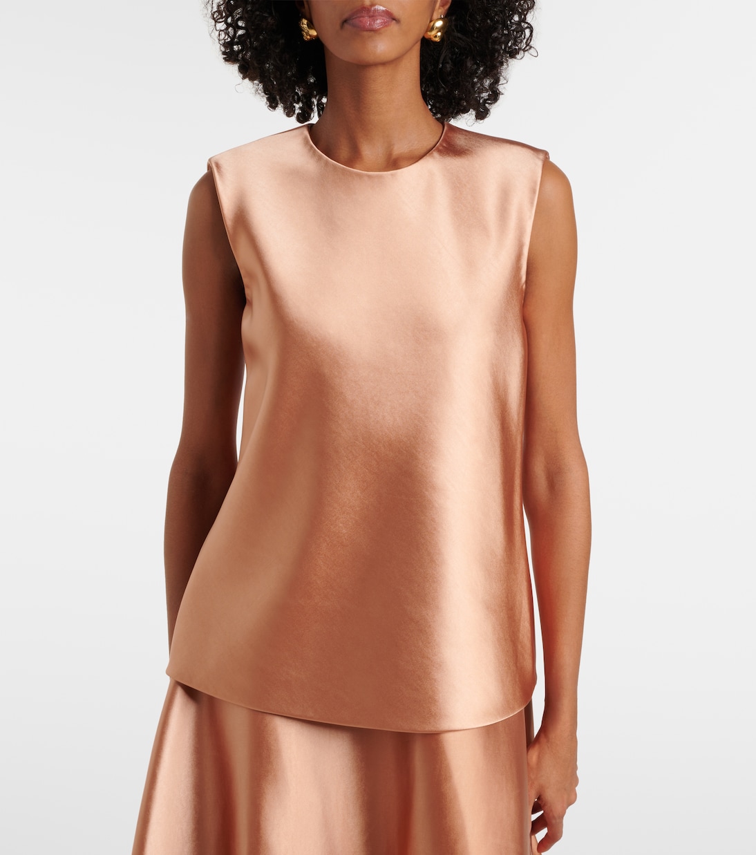 Top aus Satin | Carolina Herrera