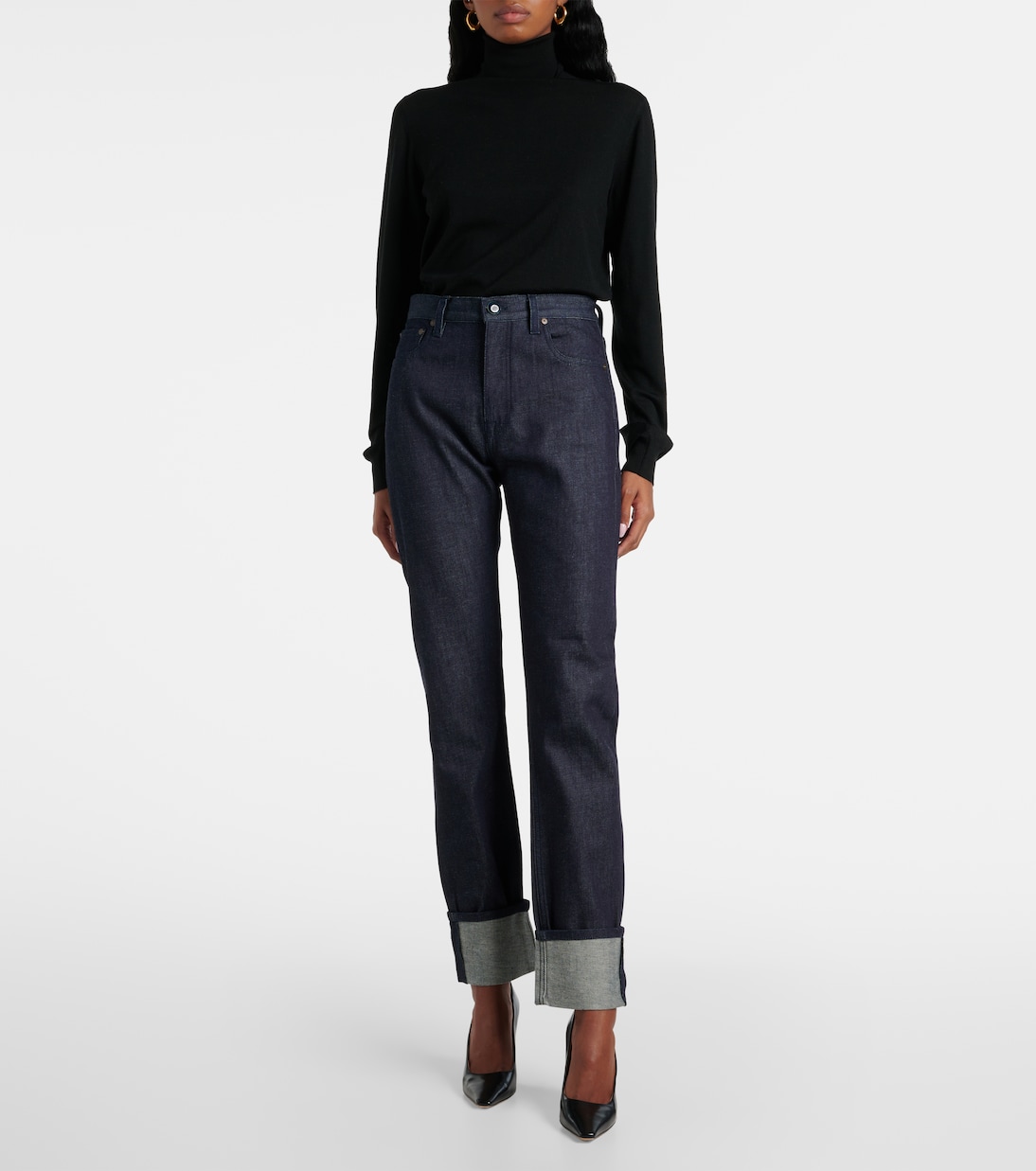 High-rise slim jeans | Victoria Beckham