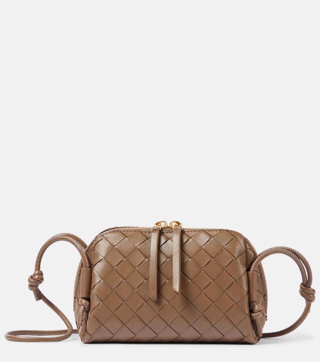 Pouch Concert Mini de piel Intrecciato | Bottega Veneta