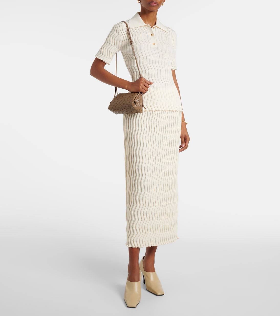 Pouch Concert Mini de piel Intrecciato | Bottega Veneta