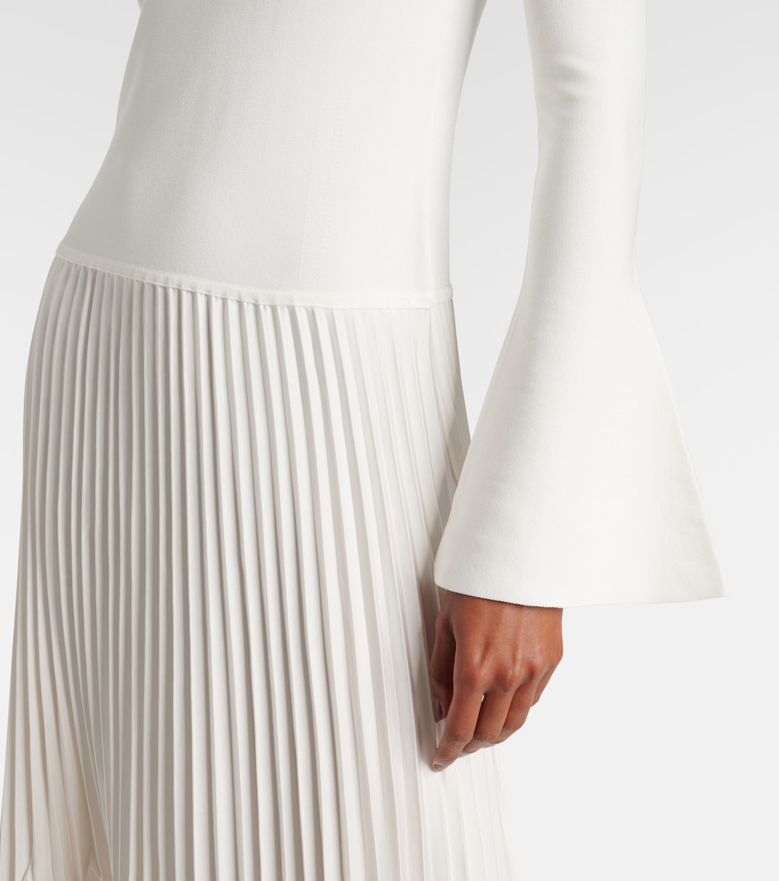 Vestido midi plisado Damoni | Simkhai