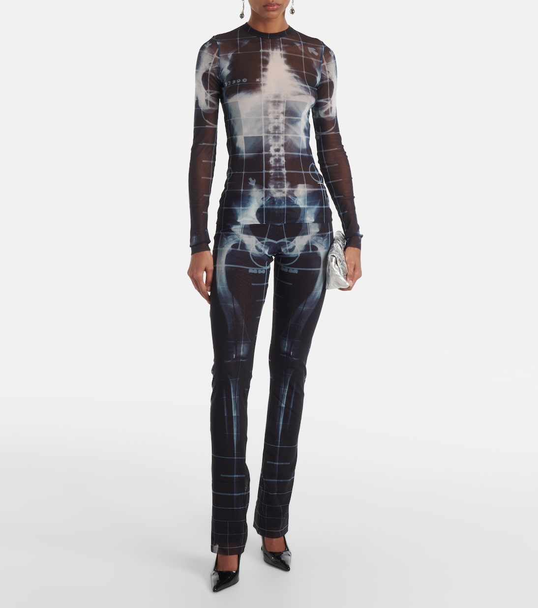 Top Squeletor in mesh | Jean Paul Gaultier