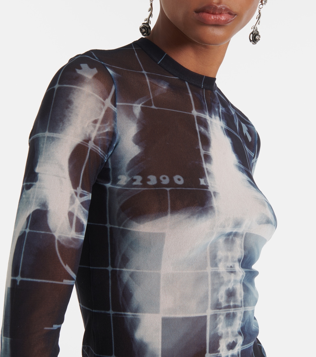 Top Squeletor in mesh | Jean Paul Gaultier