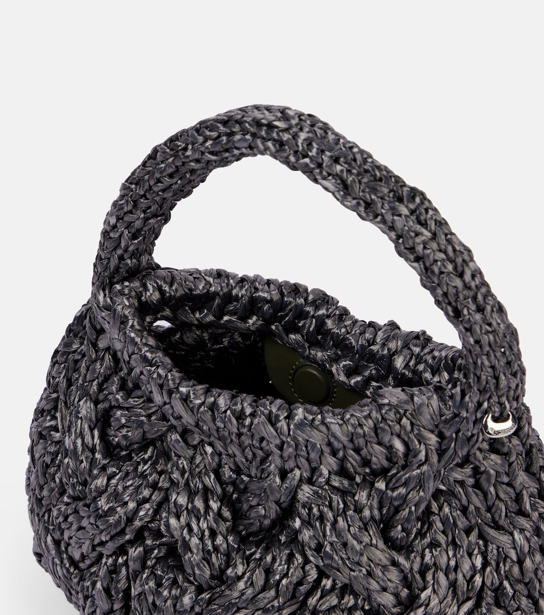 Tote Bag Cable Knit Small aus Raffiabast | JW Anderson