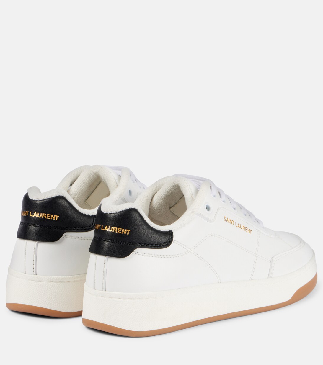 SL/61 leather low-top sneakers | Saint Laurent