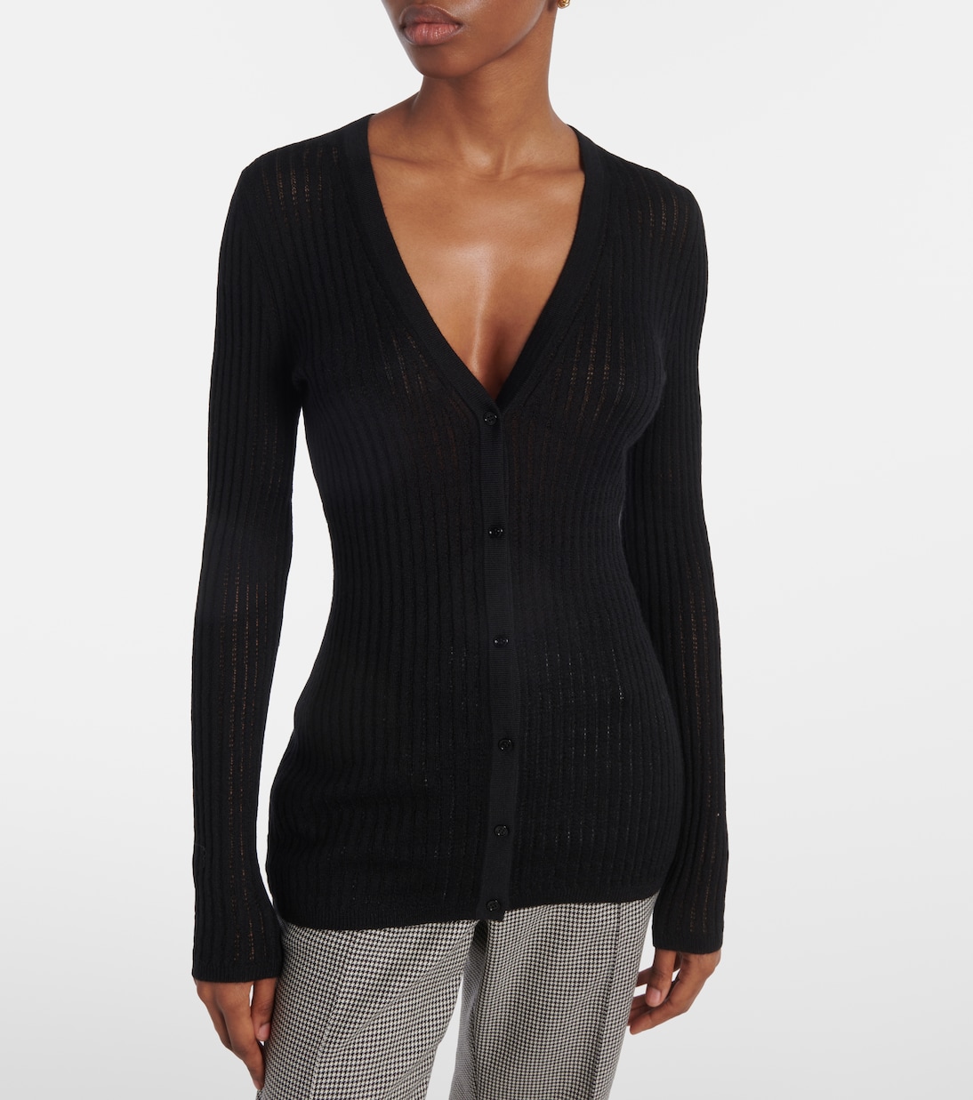 Emma pointelle cashmere and silk cardigan | Gabriela Hearst