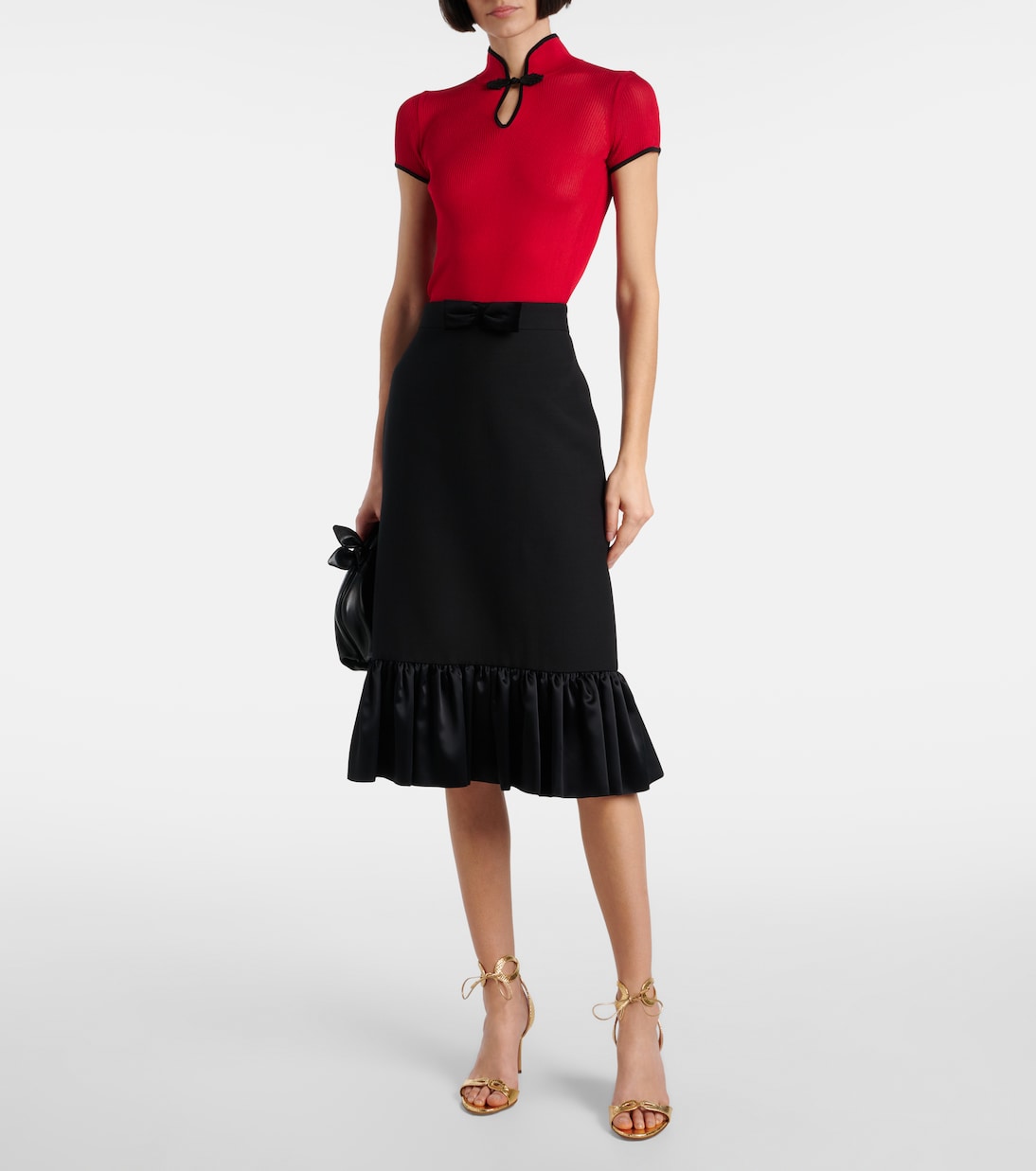 Sandalen Tessa 85 aus Metallic-Leder | Aquazzura