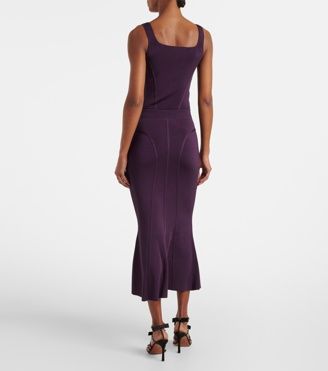 Gonna lunga con peplum | Nina Ricci