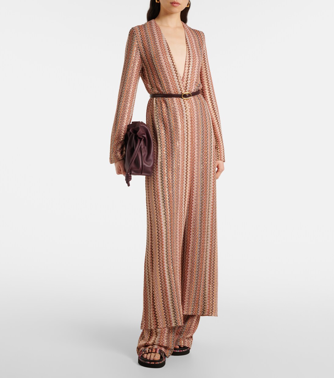 Sandalen Mia aus Häkelstrick | Missoni