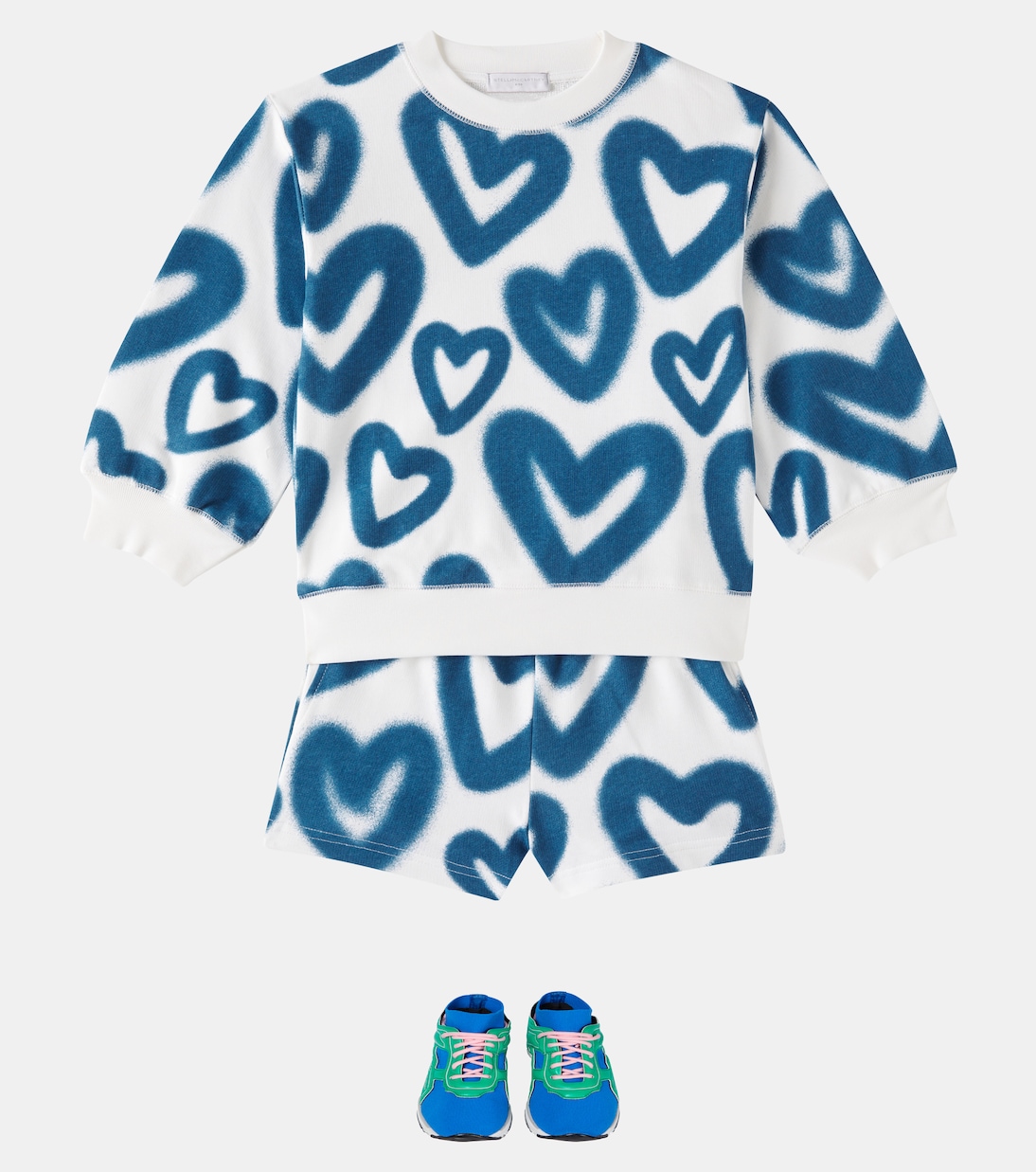 Cotton sweatshirt and sweatpants set | Stella McCartney Kids