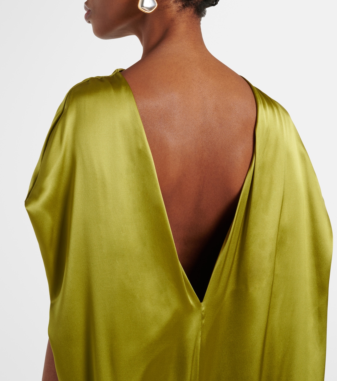 Silk-blend satin gown | Dries Van Noten