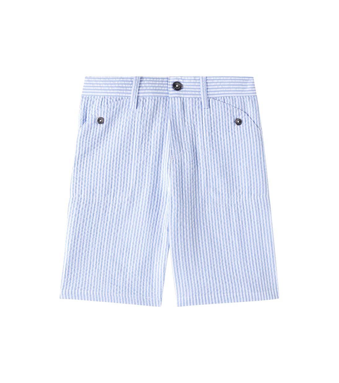 Striped cotton seersucker shorts | Tartine et Chocolat