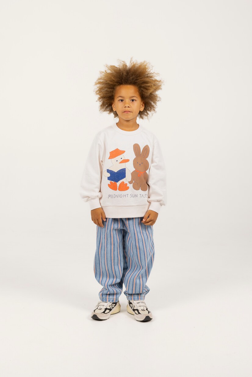 Readers cotton jersey sweatshirt | Tinycottons
