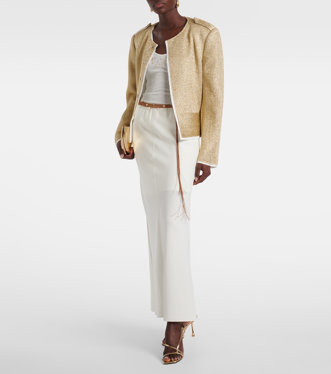 Falda larga de jersey | Xu Zhi