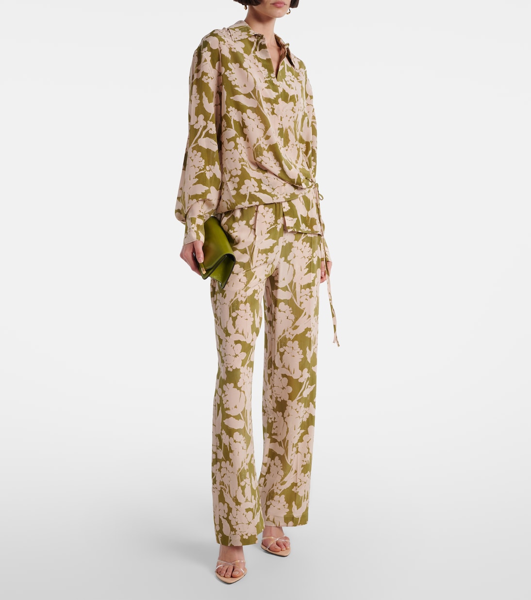 Pyjamahose aus Seide | Victoria Beckham