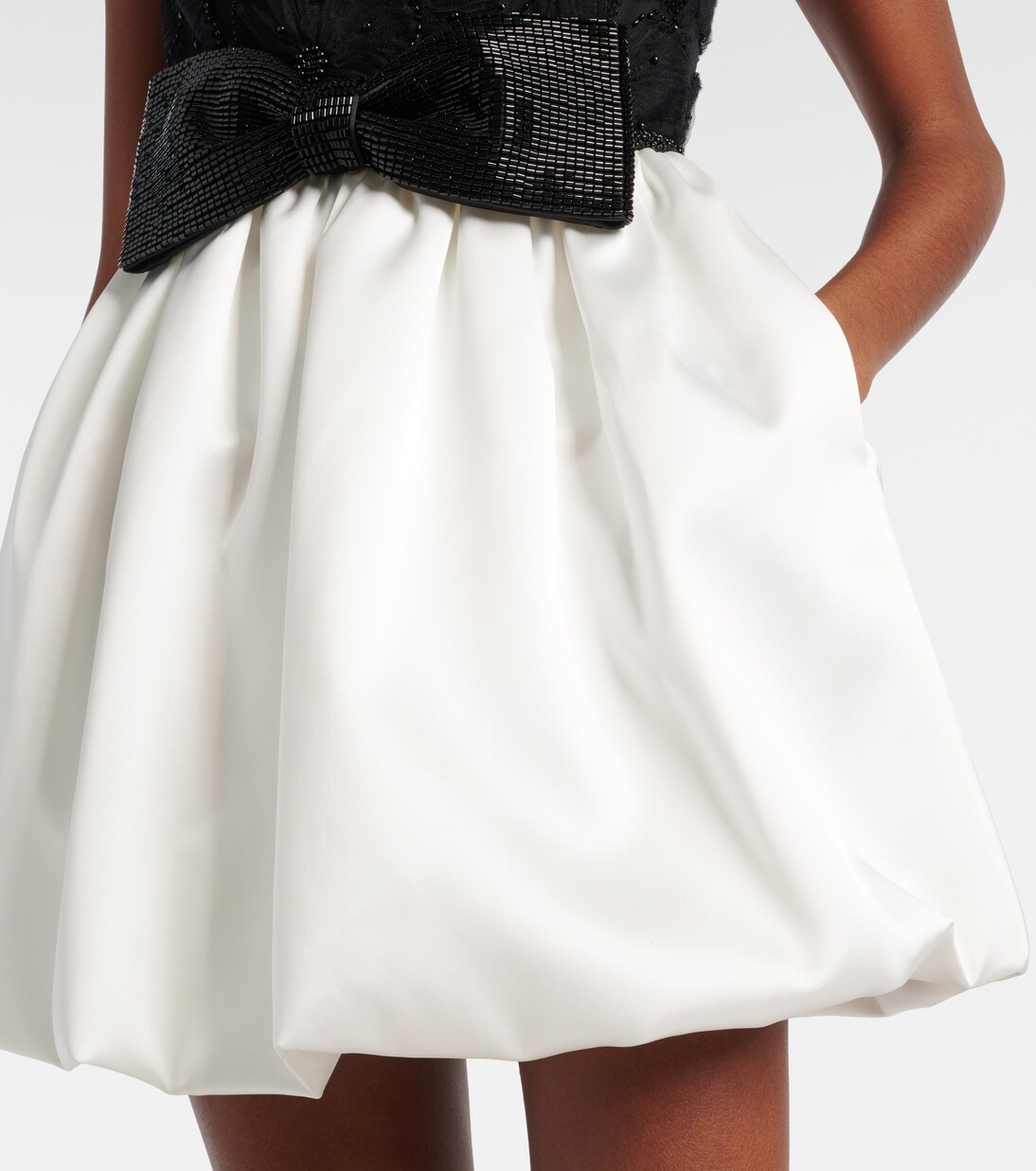 Robe de cocktail en tulle à ornements | Self-Portrait