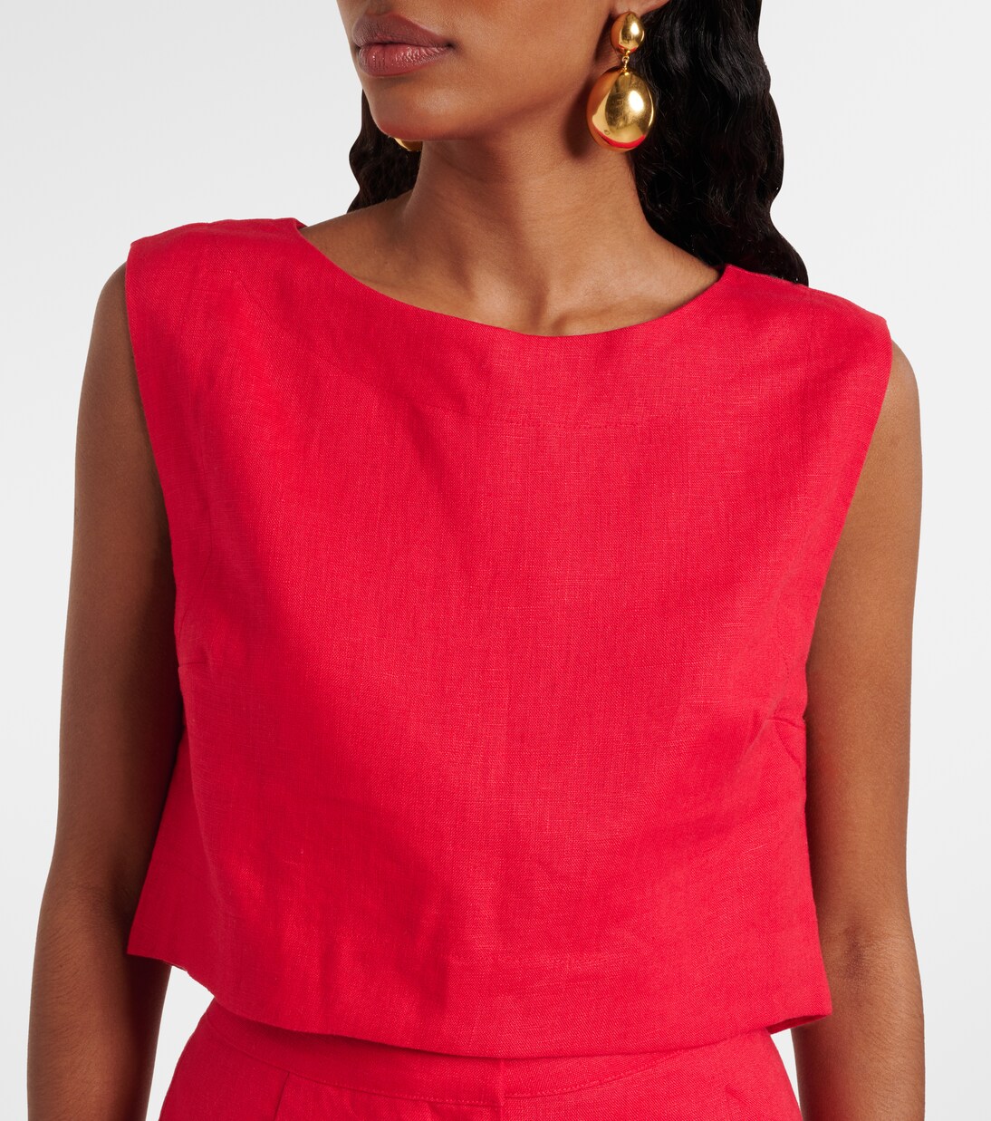 Martina亚麻短款上衣 | Posse