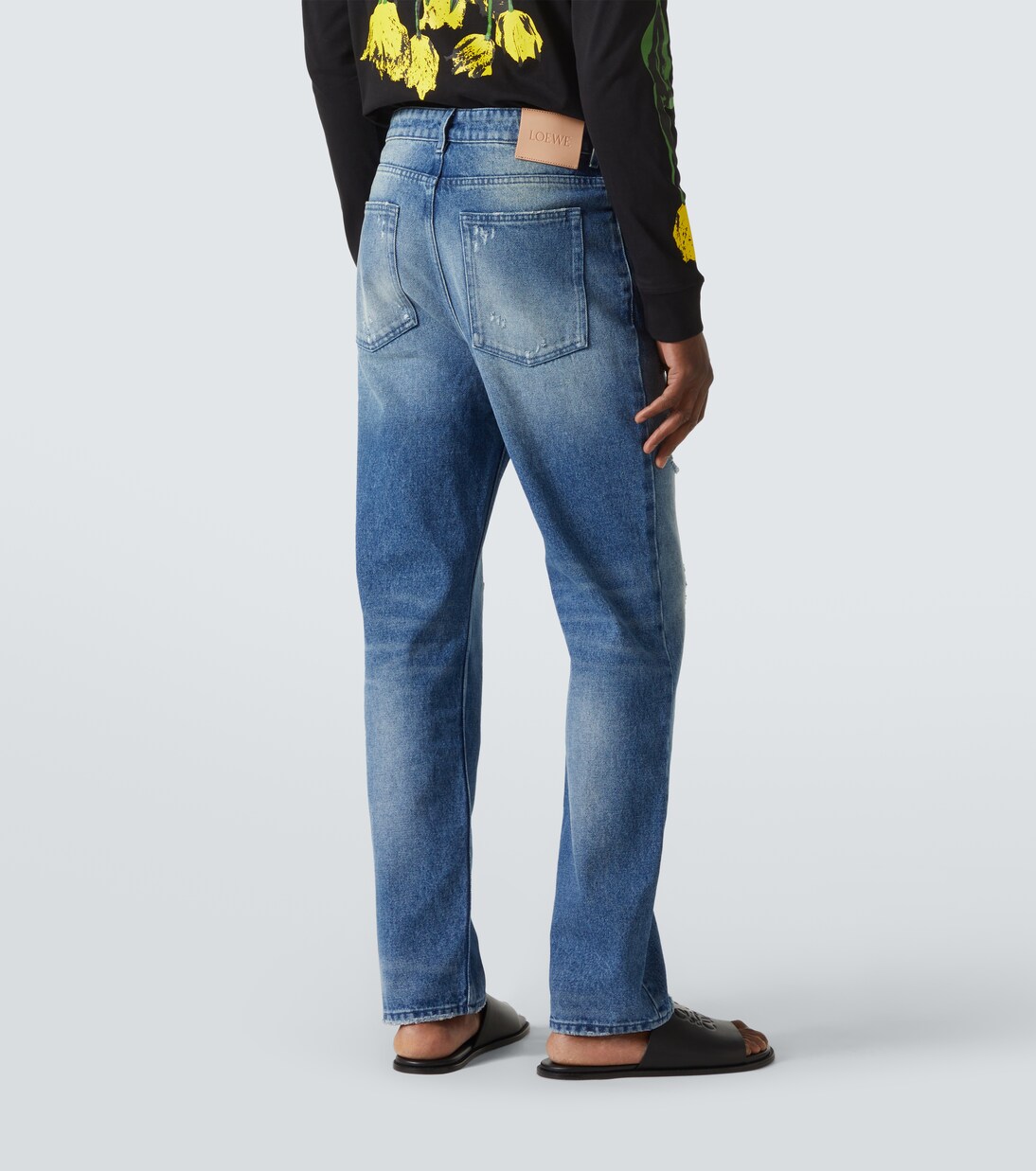 Patchwork straight jeans | Loewe