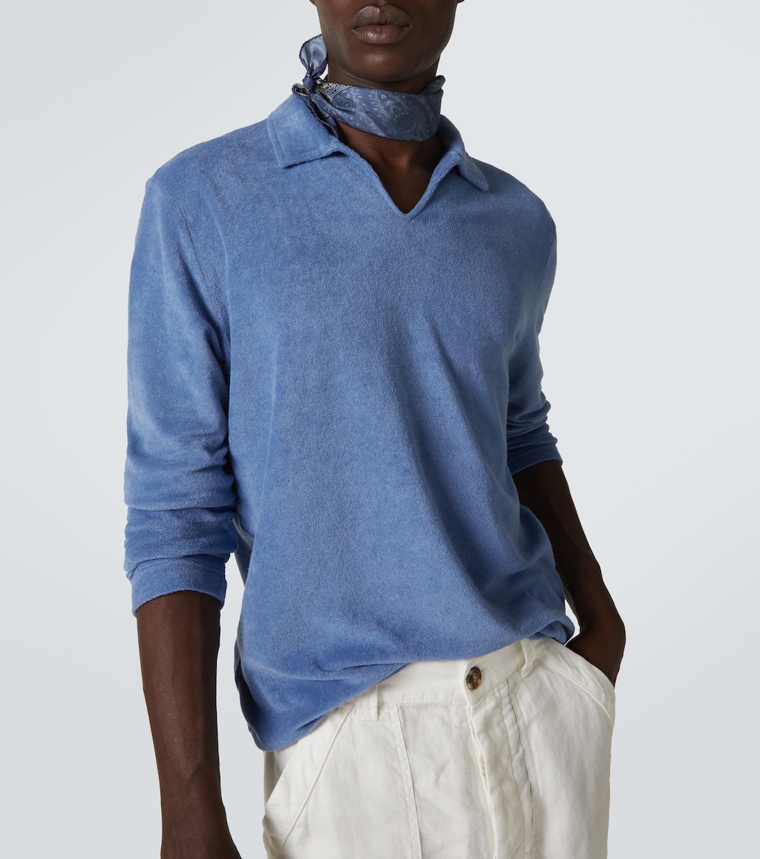 Polo Peter en felpa de algodón | Fedeli