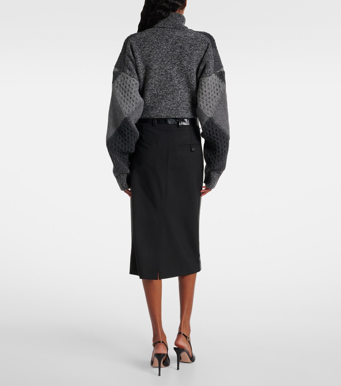 Bleistiftrock Croco | Stella McCartney