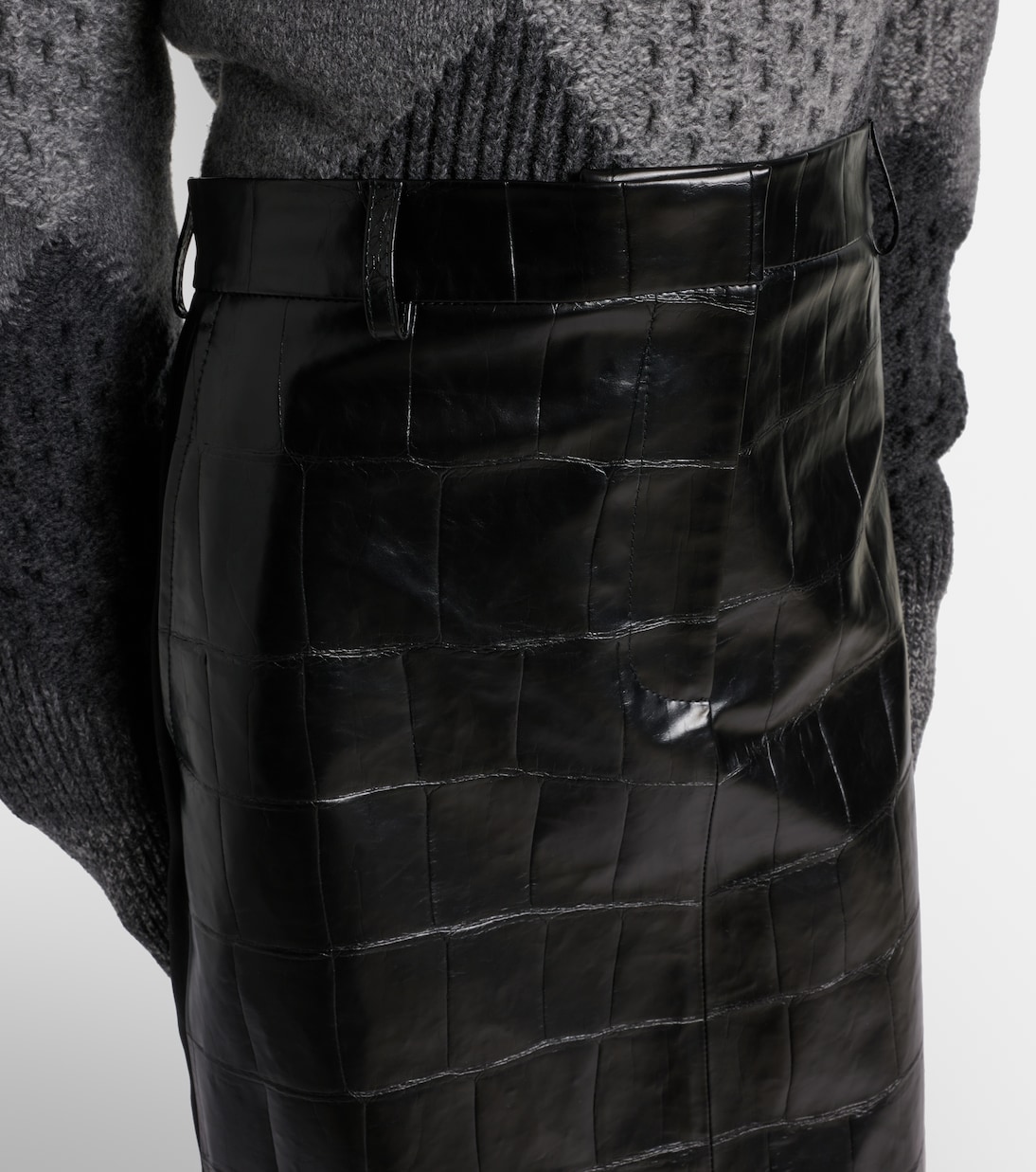 Bleistiftrock Croco | Stella McCartney