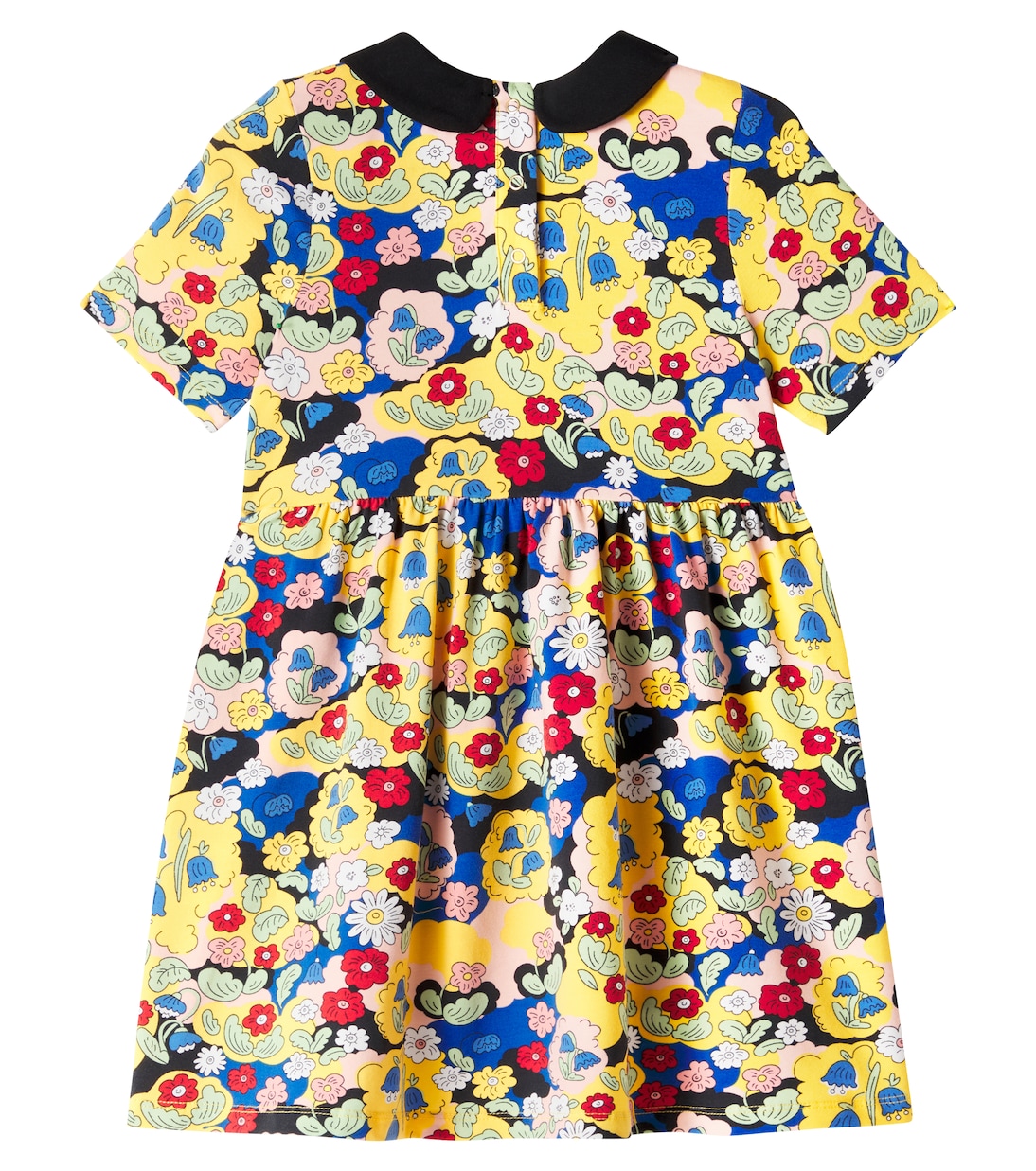 Floral cotton-blend dress | Mini Rodini