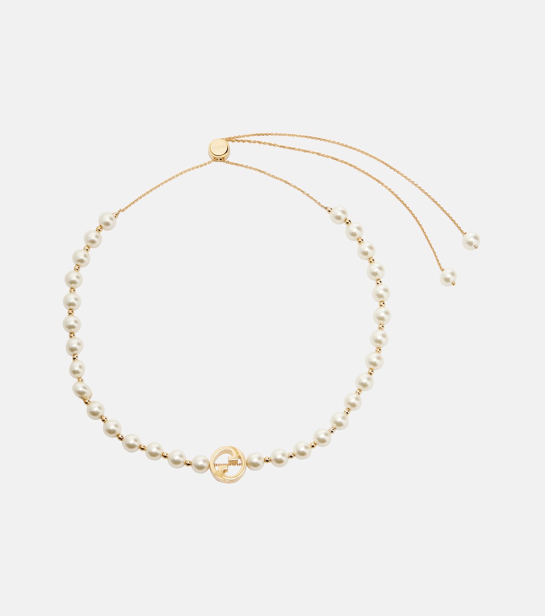 Interlocking G pearl necklace | Gucci
