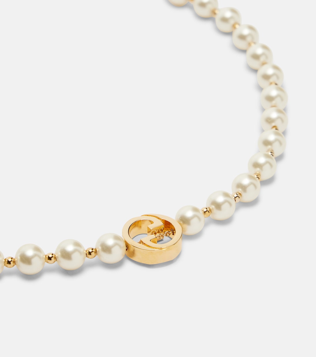 Interlocking G pearl necklace | Gucci