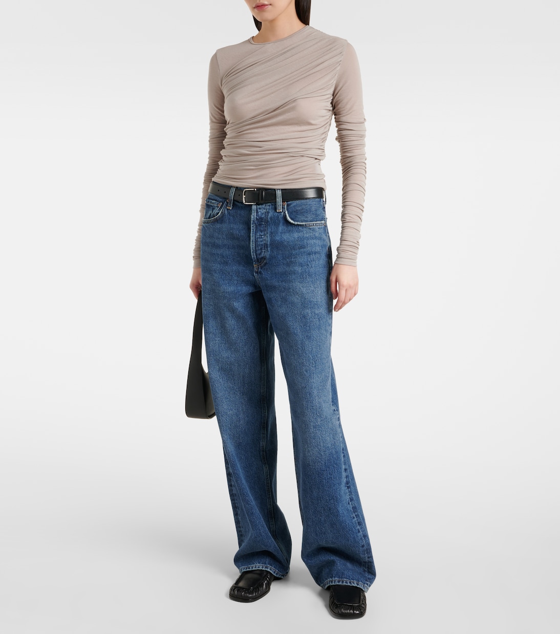 Tania Twist ruched top  | Agolde