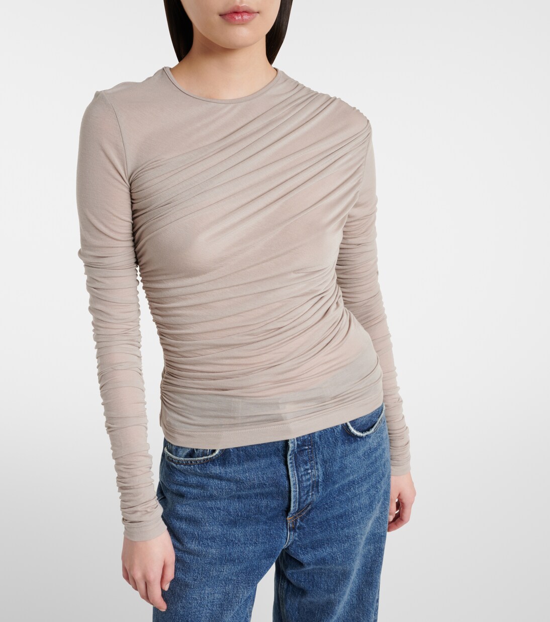 Tania Twist ruched top  | Agolde