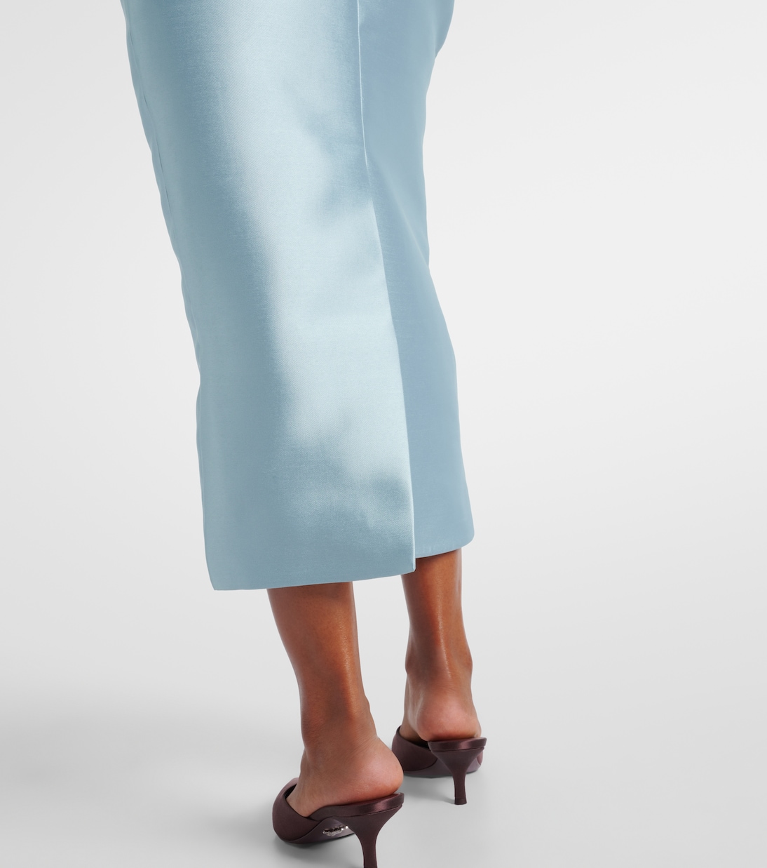 Robe de cocktail Ellison en satin | Solace London