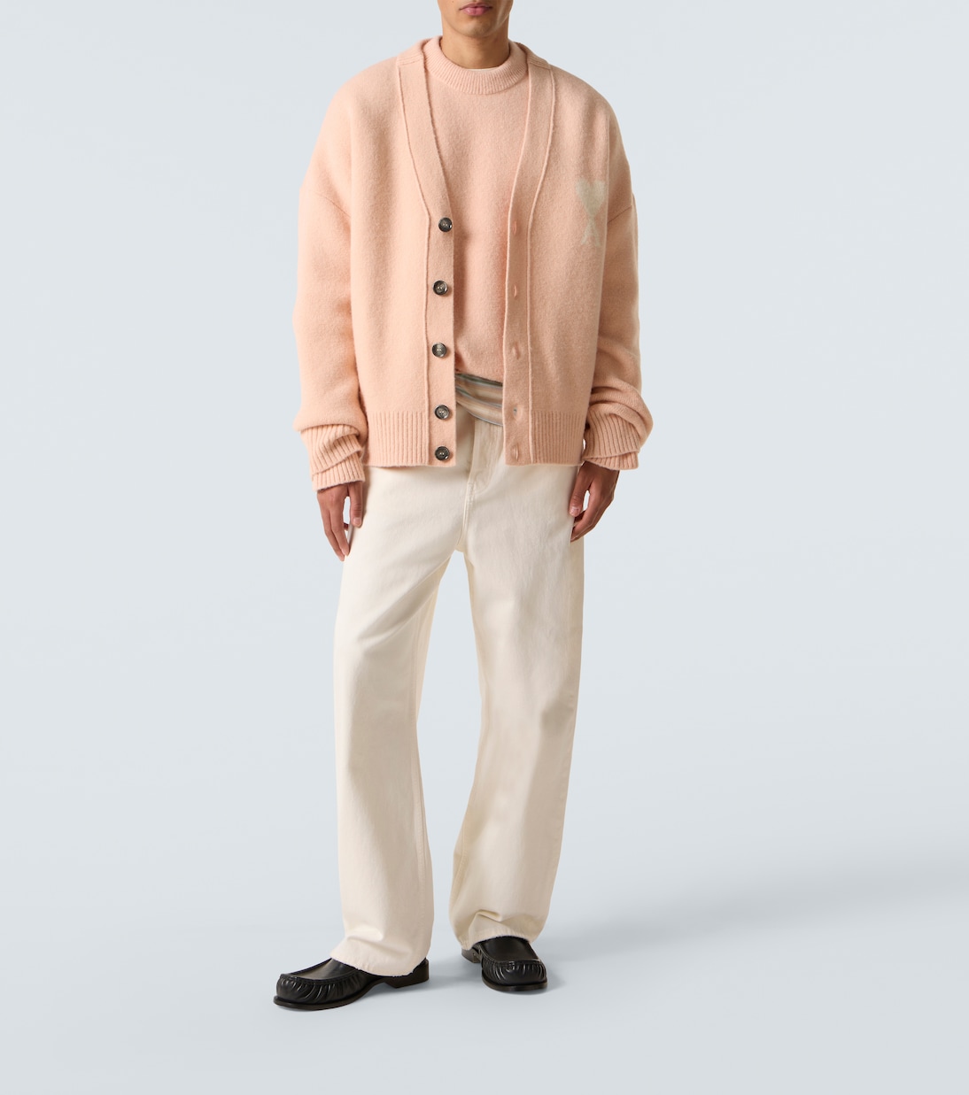  Ami de Cœur alpaca and wool-blend sweater | Ami Paris