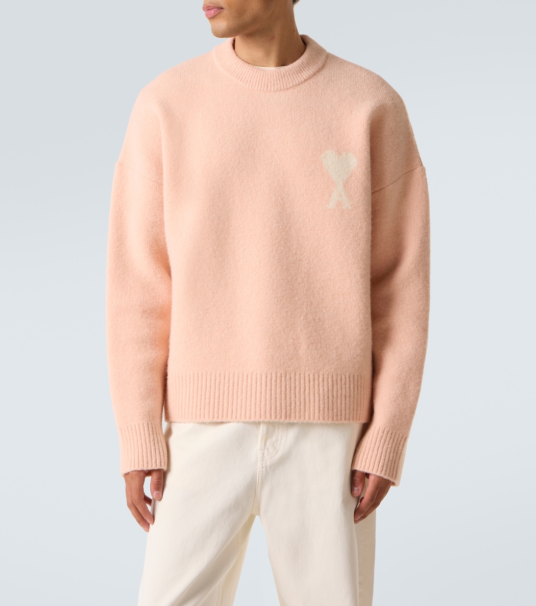  Ami de Cœur alpaca and wool-blend sweater | Ami Paris