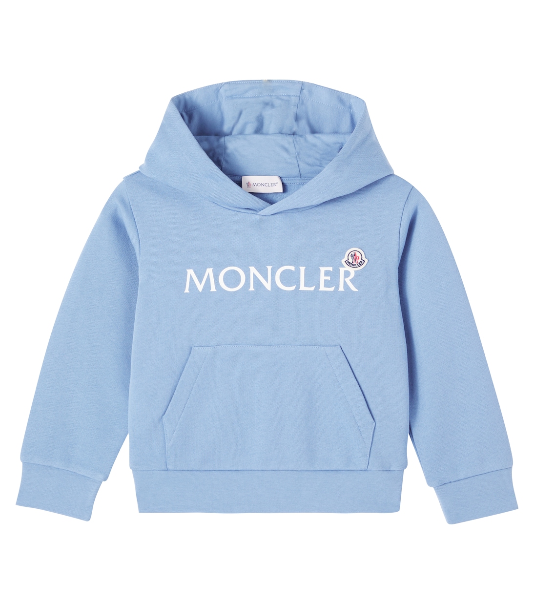 Logo cotton jersey hoodie | Moncler Enfant
