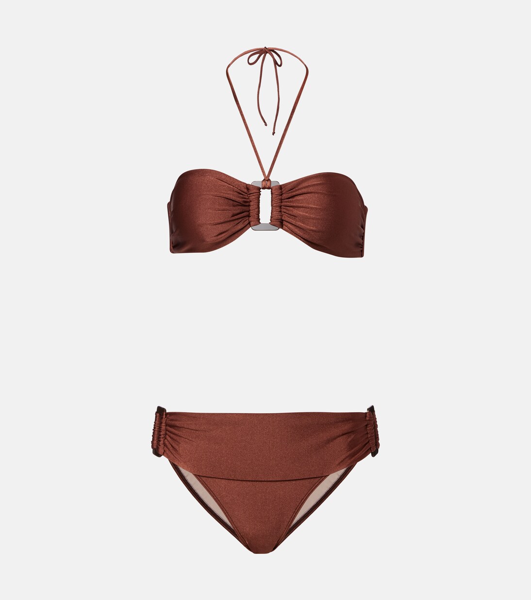 Solid bandeau bikini | Adriana Degreas