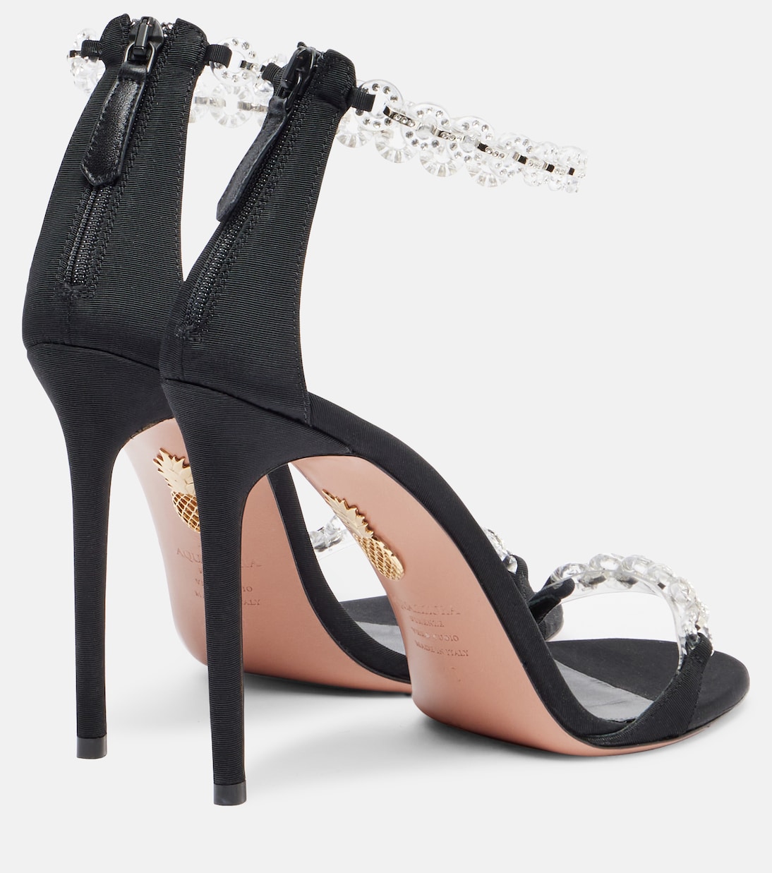 Sandalen Bijoux 105 mit Kristallen | Aquazzura