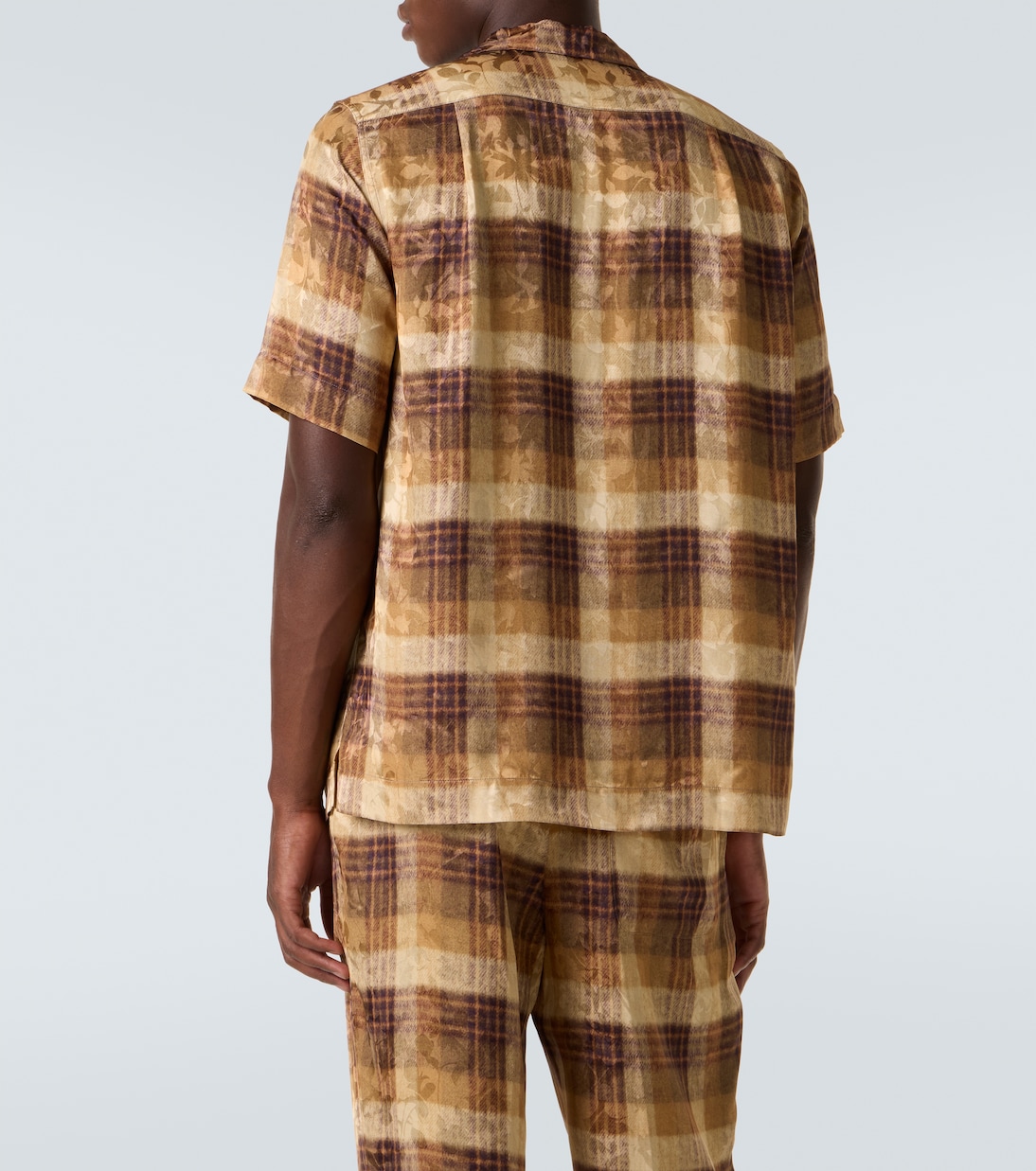 Camisa bowling a cuadros en jacquard | Dries Van Noten