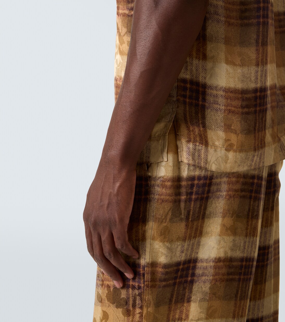 Camisa bowling a cuadros en jacquard | Dries Van Noten