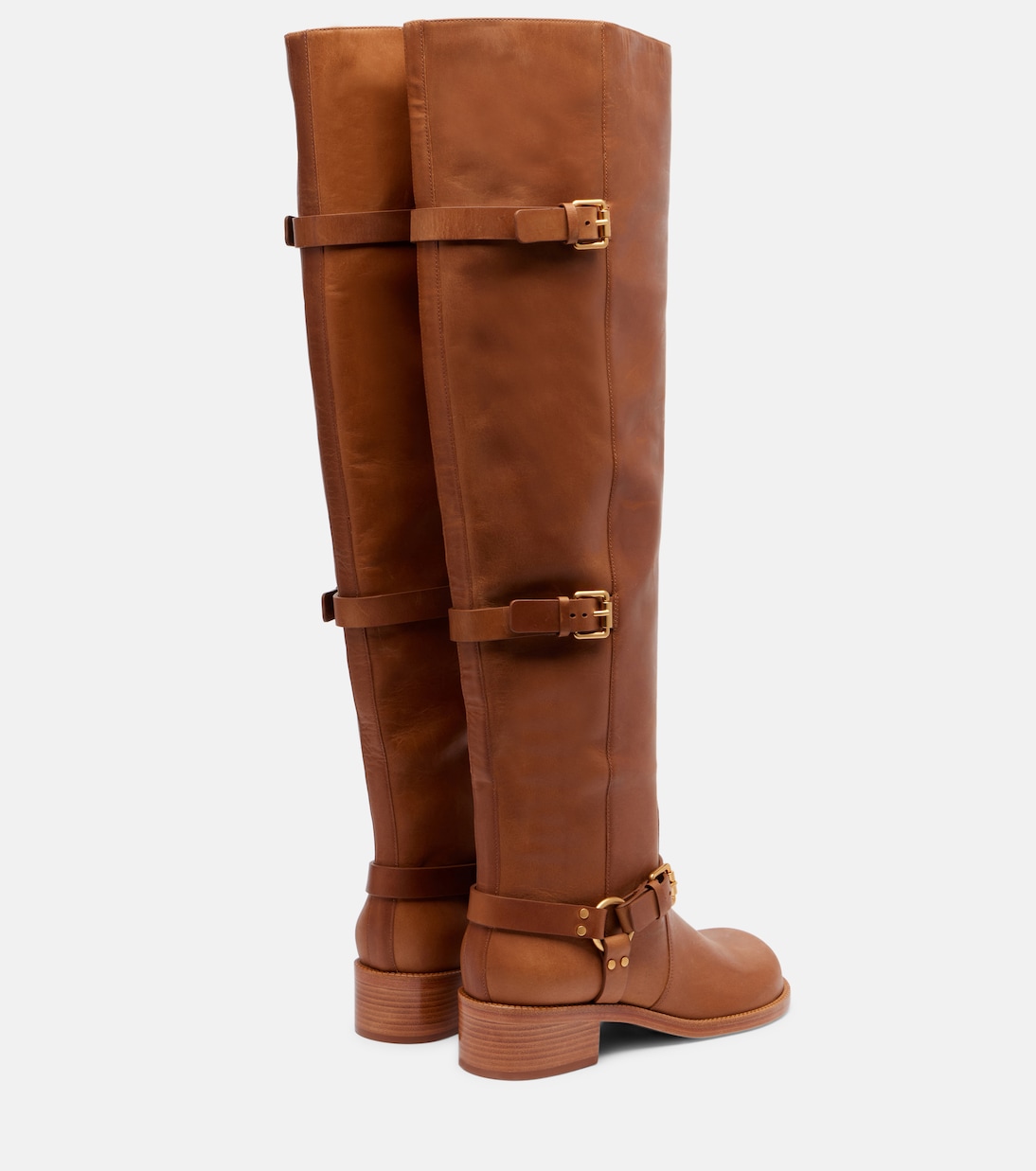 Leather over-the-knee boots | Farm Rio
